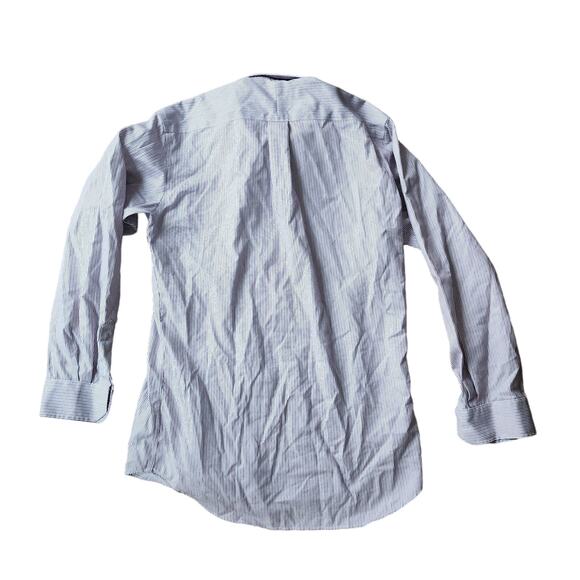 Forsyth of Canada 2 Ply 100's No Iron Tailored Fit Stripe Dress Shirt 15.5 34/35 - Picture 6 of 9